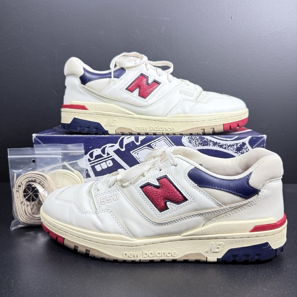 New Balance Aimé Leon Dore 550 Men's‎ Size 11.5 Red Navy USA BB5503 Limited
